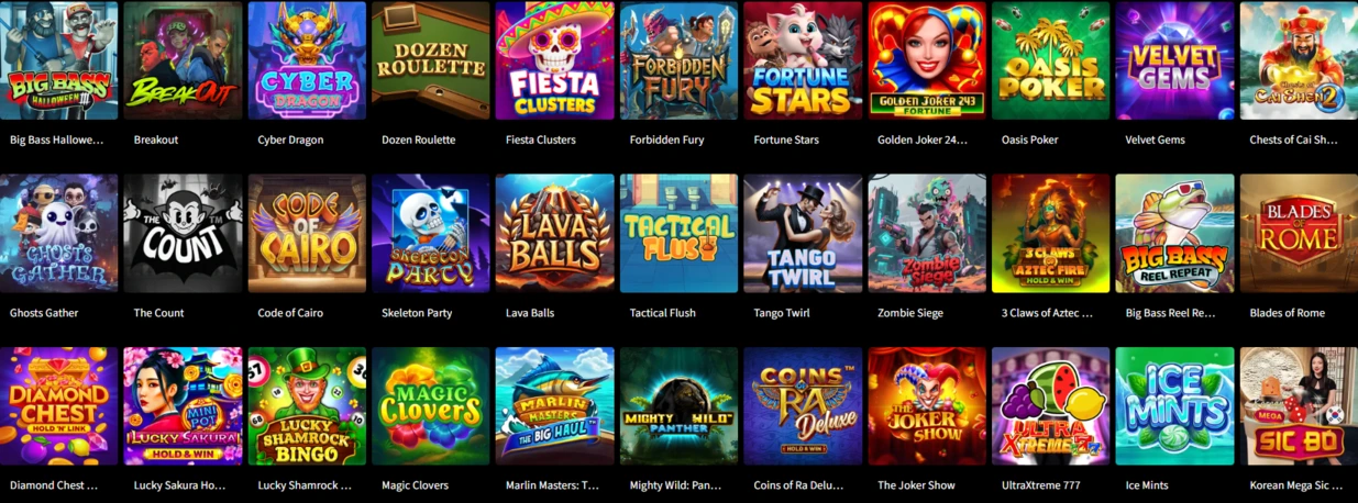 Popular Slots and Games at FoxSlots Casino